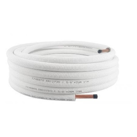 Rura Miedziana w otulinie 3/8 krąg 25 m Tivento Flex