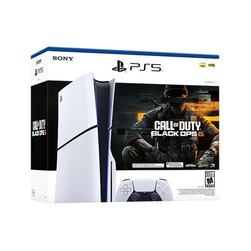 SONY PS5 SLIM Disc 1TB + COD: Black Ops 6 SONY PS5 SLIM Disc 1TB + COD: Black Ops 6