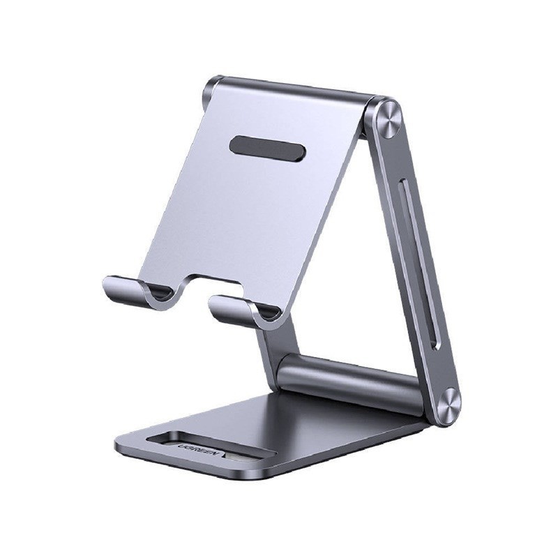 Ugreen Aluminiowa regulowana podstawka na telefon/tablet (szary)