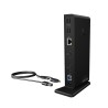 ICY BOX IB-DK2251AC Przewodowa USB 3.2 Gen 2 (3.1 Gen 2) Type-A Czarny