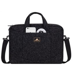 Rivacase 7931 torba na notebooka 39,6 cm (15.6") Obudowa na messenger Czarny, Biały
