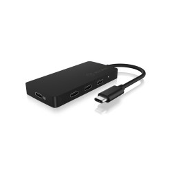 ICY BOX IB-HUB1429-CPD USB 3.2 Gen 2 (3.1 Gen 2) Type-C 10000 Mbit/s Czarny