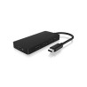 ICY BOX IB-HUB1429-CPD USB 3.2 Gen 2 (3.1 Gen 2) Type-C 10000 Mbit/s Czarny
