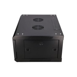 Extralink Szafa rack 4U 600x450 Czarna montowana na ścianie