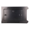 Extralink Szafa rack 4U 600x450 Czarna montowana na ścianie