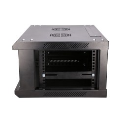 Extralink Szafa rack 4U 600x450 Czarna montowana na ścianie