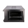 Extralink Szafa rack 4U 600x450 Czarna montowana na ścianie