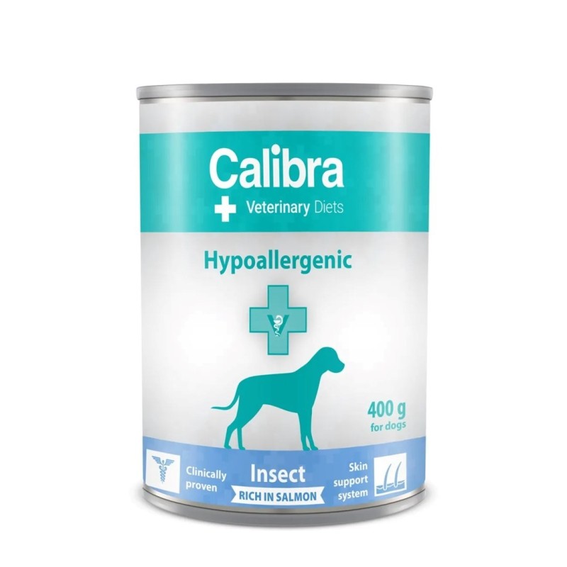 CALIBRA VD dog hypoallergenic insect&salmon 400g CALIBRA VD dog hypoallergenic insect&salmon 400g