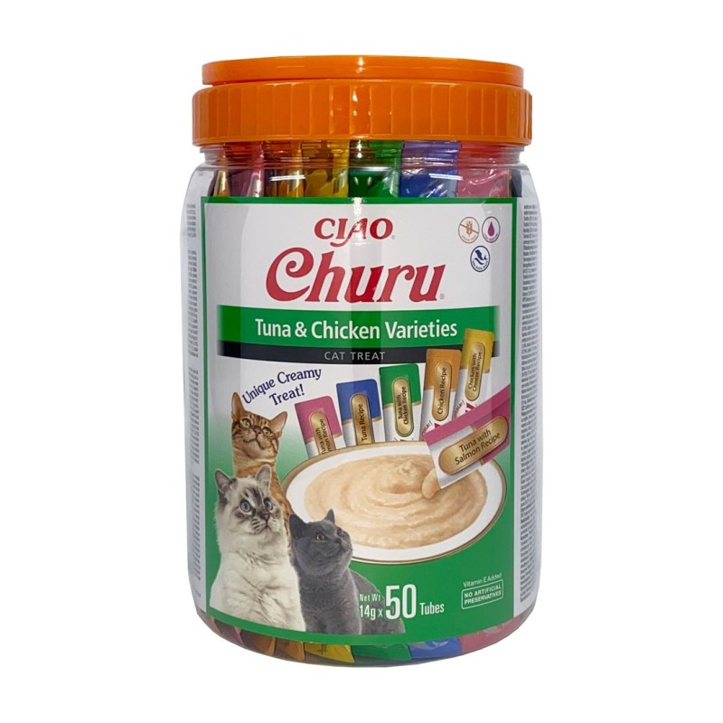 INABA CHURU Varieties Tuńczyk i Kurczak -kot 50x14g INABA CHURU Varieties Tuńczyk i Kurczak -kot 50x14g