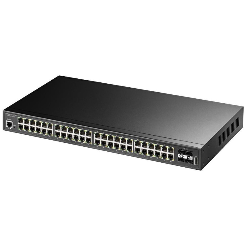 Cudy GS2048PS4 Zarządzany L2 Gigabit Ethernet (10/100/1000) Obsługa PoE Czarny Cudy GS2048PS4 Zarządzany L2 Gigabit Ethernet (10/100/1000) Obsługa PoE Czarny