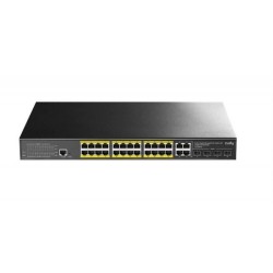 Cudy GS2028PS4 Zarządzany L2 Gigabit Ethernet (10/100/1000) Obsługa PoE 1U Czarny