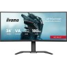 Monitor IIYAMA 86,4 cm (34") GCB3484WQSU-B1 21:9 2xHDMi+2xDP+USB-C Curved