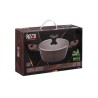 Garnek Resto Kitchenware Carina 2,5 l Okrągły Bordowy