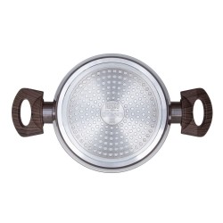 Garnek Resto Kitchenware Carina 2,5 l Okrągły Bordowy