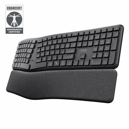 Klawiatura ergonomiczna TRUST Keyra multidevice wireless