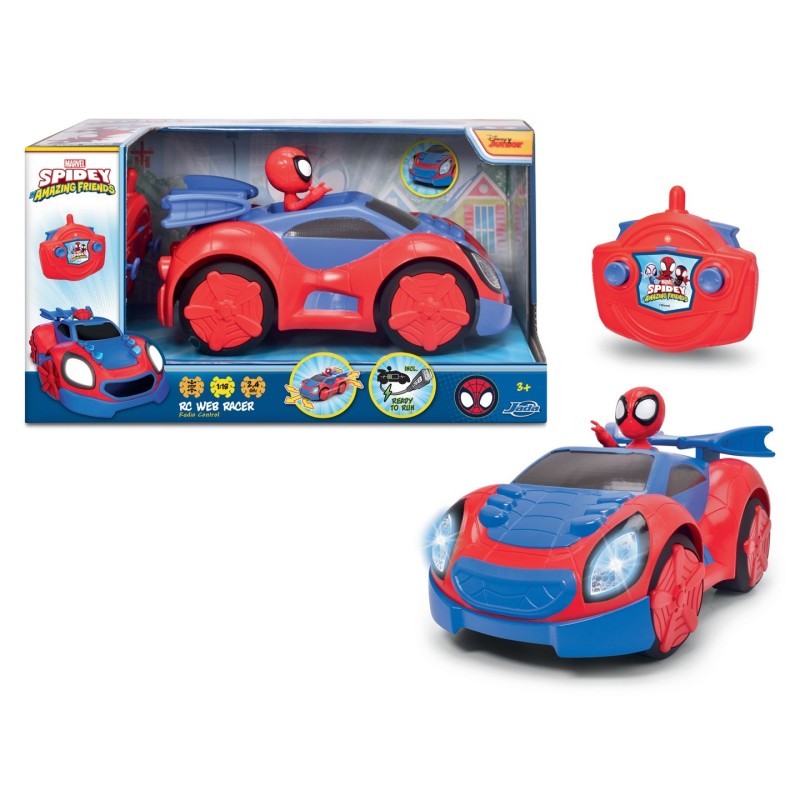 Jada Toys Jada RC Spidey Web Racer, 1:18 zdalnie sterowany model Samochód terenowy typu crawler Silnik elektryczny