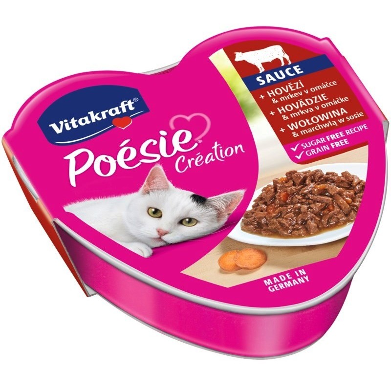 VITAKRAFT POESIE CREATION SOS wołowina/marchew 85g