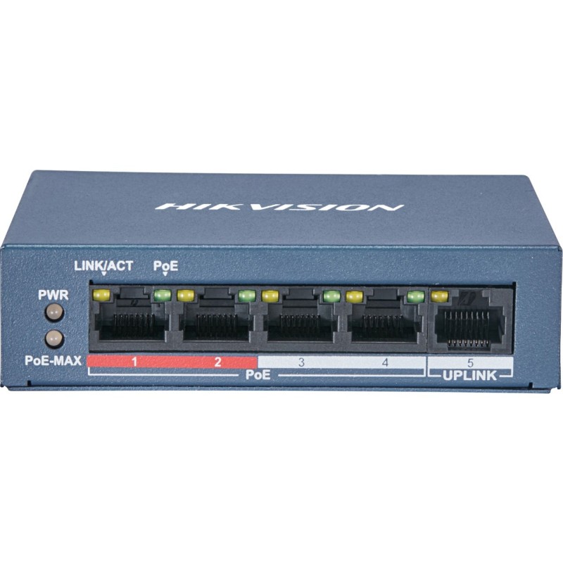 SWITCH POE HIKVISION DS-3E0105P-E/M(B) SWITCH POE HIKVISION DS-3E0105P-E/M(B)