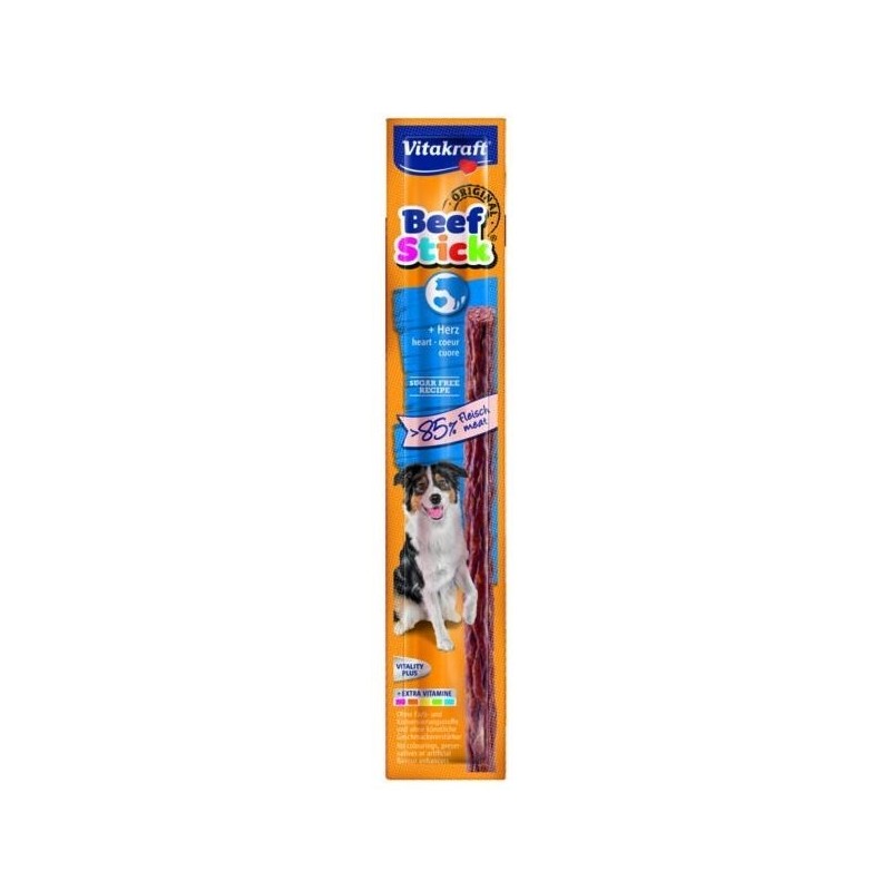 VITAKRAFT Beef Stick - kabanos z sercami dla psa 12g