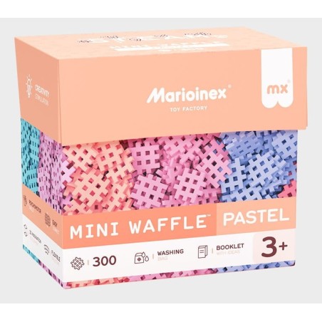 Klocki Waffle mini pastel 300 sztuk 636 Marioinex