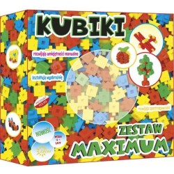 Klocki Kubiki zestaw maximum 250 elementów ABINO