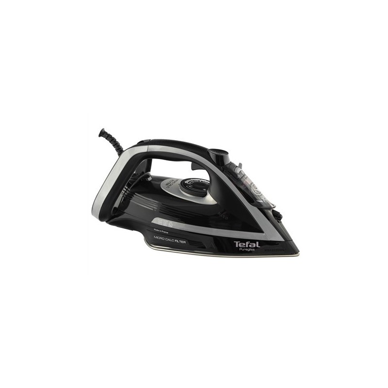 TEFAL | FV8062 Puregliss | Żelazko parowe | 3000 W | Pojemność zbiornika na wodę 0,27 ml | Ciągła para 50 g/min | Wydajność