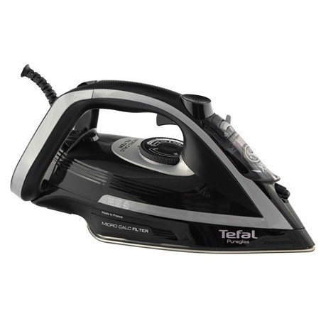 TEFAL | FV8062 Puregliss | Żelazko parowe | 3000 W | Pojemność zbiornika na wodę 0,27 ml | Ciągła para 50 g/min | Wydajność