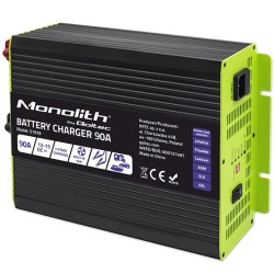 Ładowarka Monolith do akumulatorów LiFePO4 AGM GEL SLA 90A 12V, Szybkie ładowanie