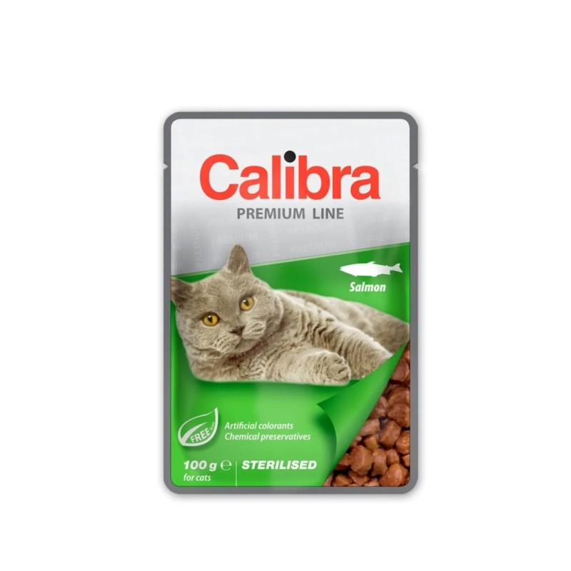 CALIBRA CAT premium sterilised salmon 100g CALIBRA CAT premium sterilised salmon 100g