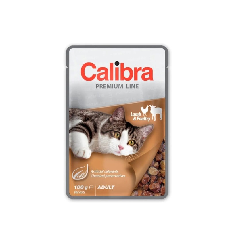 CALIBRA CAT premium adult lamb&poultry 100g CALIBRA CAT premium adult lamb&poultry 100g
