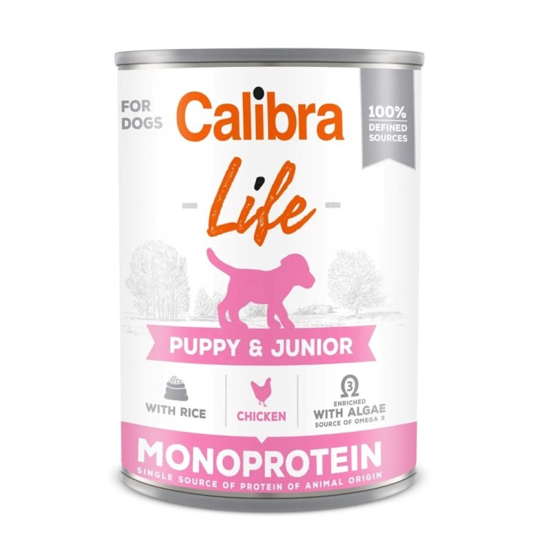 CALIBRA DOG life puppy & junior chicken & rice 400g CALIBRA DOG life puppy & junior chicken & rice 400g