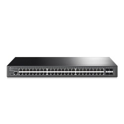 TP-Link Omada SG3452 łącza sieciowe Zarządzany L2+ Gigabit Ethernet (10/100/1000) 1U Czarny