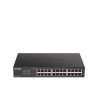 D-Link DGS-1100-24V2 łącza sieciowe Zarządzany L2 Gigabit Ethernet (10/100/1000) 1U Czarny