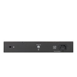 D-Link DGS-1100-24V2 łącza sieciowe Zarządzany L2 Gigabit Ethernet (10/100/1000) 1U Czarny