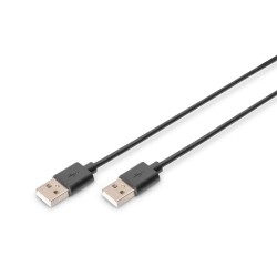 Kabel Assmann AK-300100-018-S (USB M - USB M 1,8m kolor czarny)