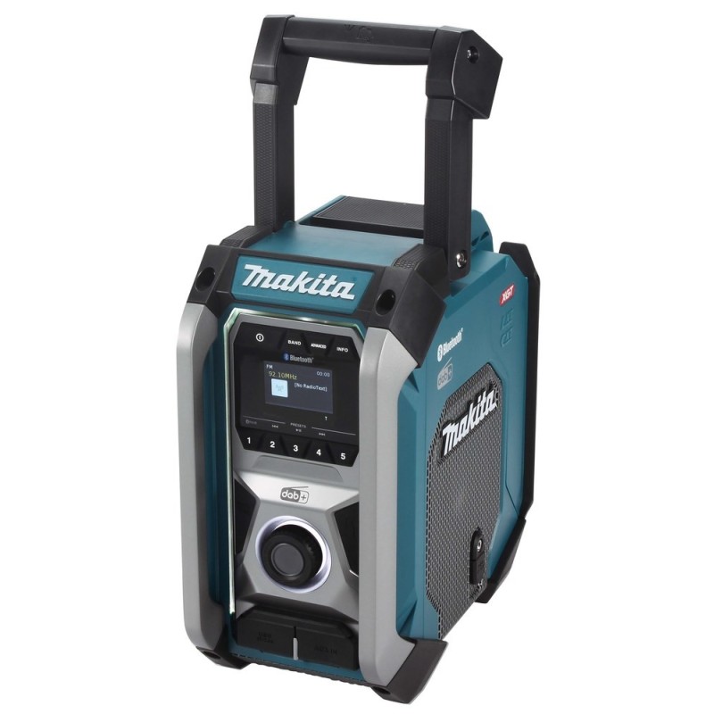 Makita Radio MR007G 12/14,4/18/40V XGT MR007GZ ładowarką DAB/DAB+ USB Makita Radio MR007G 12/14,4/18/40V XGT MR007GZ ładowarką DAB/DAB+ USB