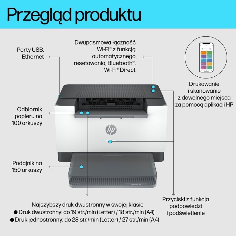 Drukarka HP LaserJet M207dw Drukarka HP LaserJet M207dw