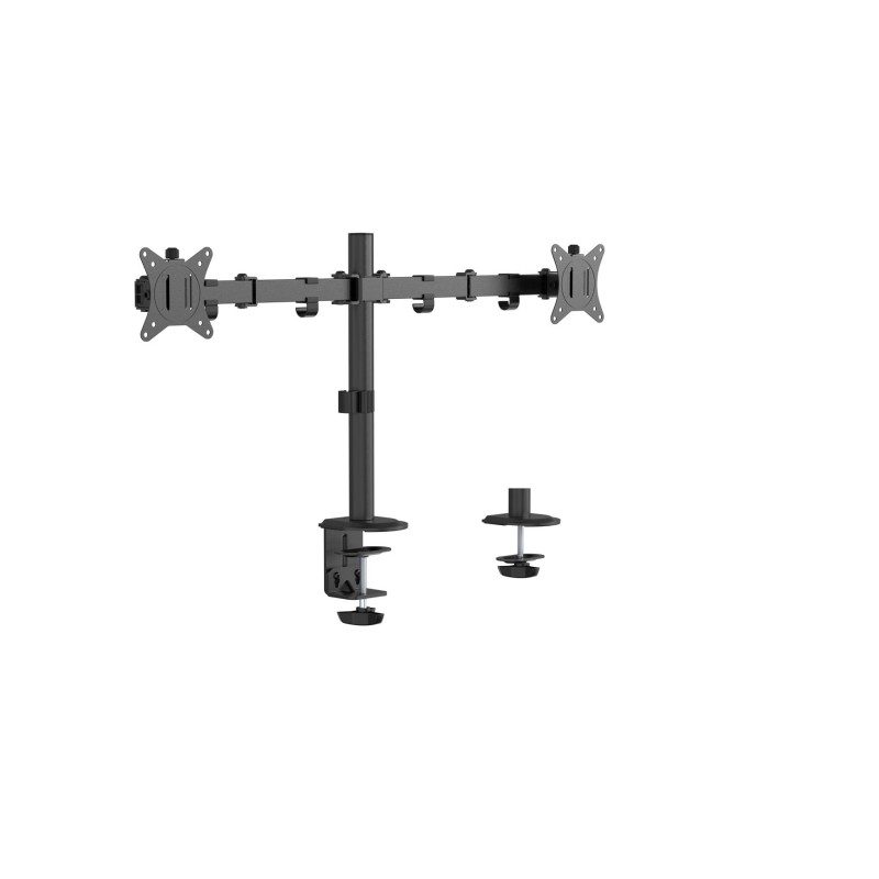 GEMBIRD BIURKOWE REGULOWANE RAMIĘ/UCHWYT NA 2 MONITORY 17-32, 100X100MM, DO 9KG GEMBIRD BIURKOWE REGULOWANE RAMIĘ/UCHWYT NA 2 MONITORY 17-32, 100X100MM, DO 9KG