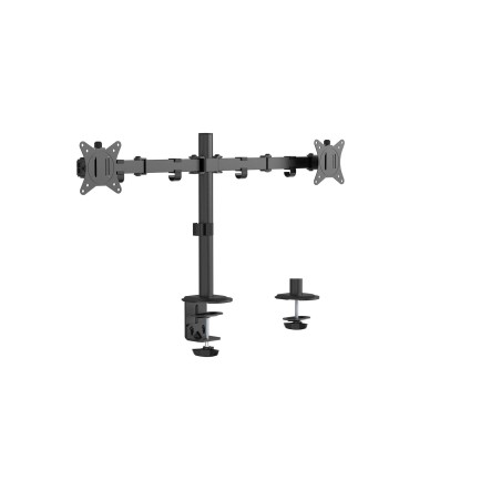 GEMBIRD BIURKOWE REGULOWANE RAMIĘ/UCHWYT NA 2 MONITORY 17-32, 100X100MM, DO 9KG