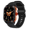 Weofly Pioneer Smartwatch - Zegarek wielofunkcyjny Bluetooth 5.3 Pomarańczowy