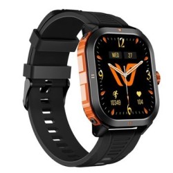 Weofly Pioneer Smartwatch - Zegarek wielofunkcyjny Bluetooth 5.3 Pomarańczowy