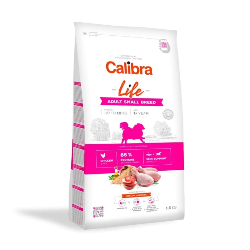 CALIBRA DOG life adult small breed chicken 1,5kg CALIBRA DOG life adult small breed chicken 1,5kg