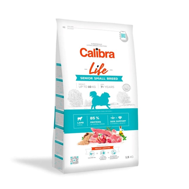 CALIBRA DOG life senior small breed lamb 1,5kg CALIBRA DOG life senior small breed lamb 1,5kg