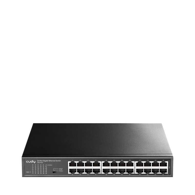 Cudy GS1024 łącza sieciowe Gigabit Ethernet (10/100/1000) Czarny Cudy GS1024 łącza sieciowe Gigabit Ethernet (10/100/1000) Czarny
