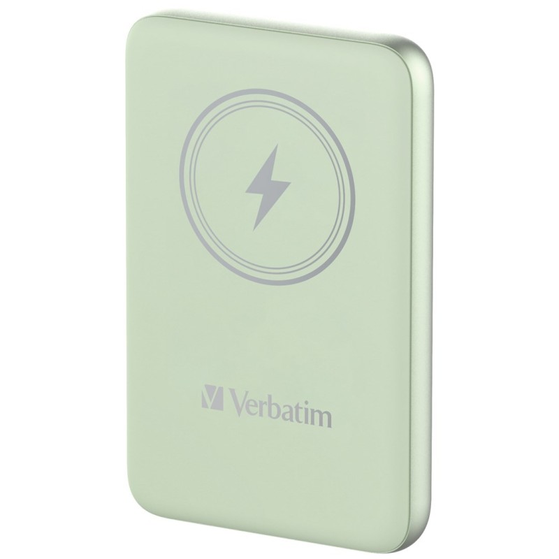 Verbatim Charge 'n' Go Litowo-polimerowy (LiPo) 10000 mAh Bezprzewodowe ładowanie Zielony Verbatim Charge 'n' Go Litowo-polimerowy (LiPo) 10000 mAh Bezprzewodowe ładowanie Zielony
