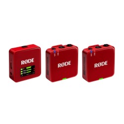 RODE Wireless GO III (czerwony) - System mikrofonów bezprzewodowych
