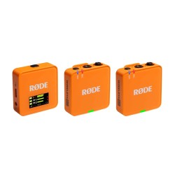 RODE Wireless GO III (pomarańczowy) - System mikrofonów bezprzewodowych