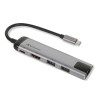 Verbatim 49141 stacja dokująca USB 3.2 Gen 1 (3.1 Gen 1) Type-C Czarny, Srebrny