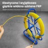 Extralink Pilot 8mm 75m | Pilot do przeciągania kabli | włókno szklane FRP, śr. 8mm, dł. 75m, żółty (EX.30899)