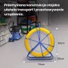 Extralink Pilot 8mm 75m | Pilot do przeciągania kabli | włókno szklane FRP, śr. 8mm, dł. 75m, żółty (EX.30899)